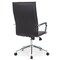 Officesource Ridge Collection Executive High Back Task Chair w/Chrome Frame and Ribbed Back 05RG2QHAVBK - alternate 3